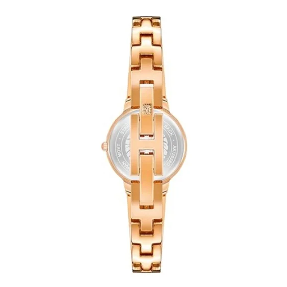 Women\'s Genuine Diamond‎ Gold Dial Bangle Watch Anne Klein Women main image 4
